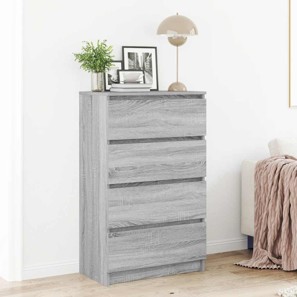 Skjenk grå sonoma 60x35x98,5 cm konstruert tre