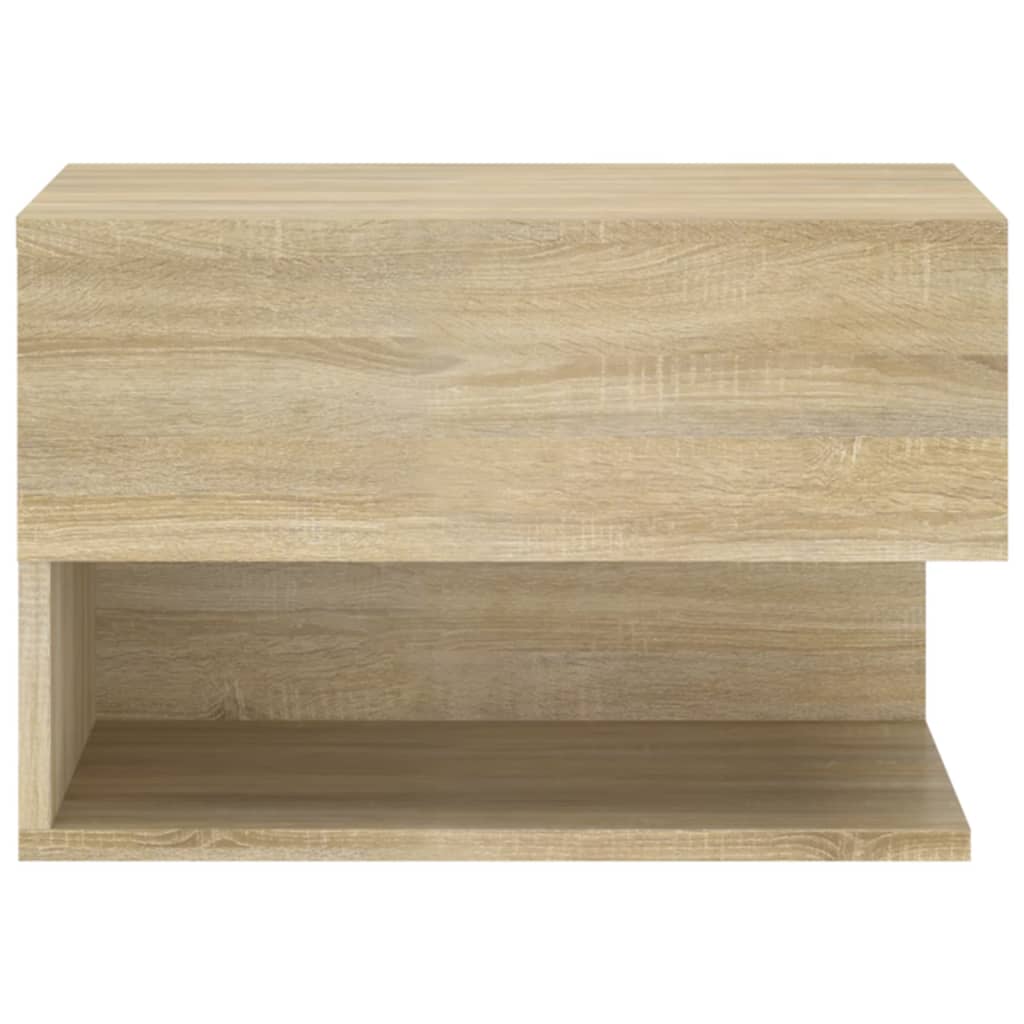 Veggmontert nattbord sonoma oak