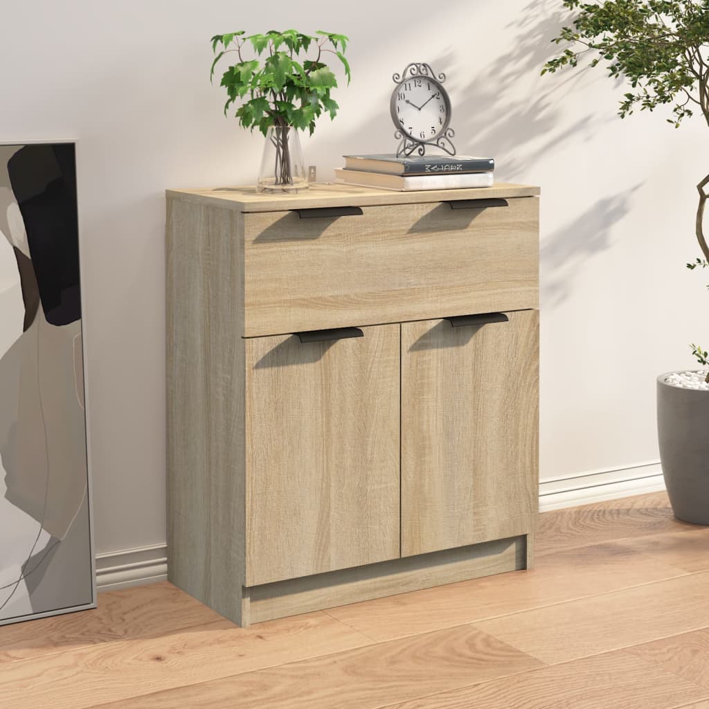 Skjenk sonoma eik 60x30x70 cm konstruert tre