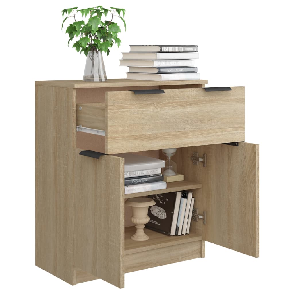 Skjenk sonoma eik 60x30x70 cm konstruert tre