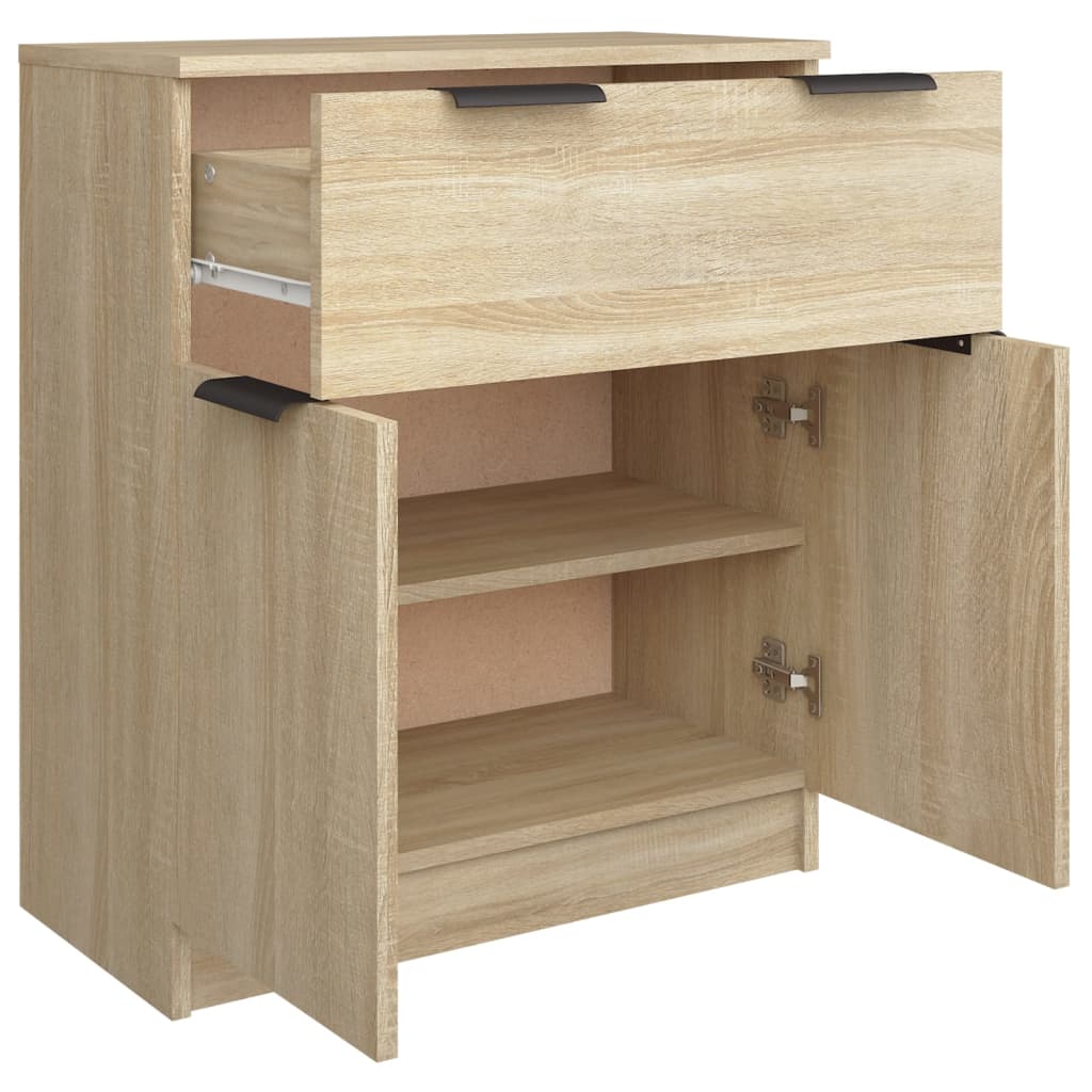 Skjenk sonoma eik 60x30x70 cm konstruert tre