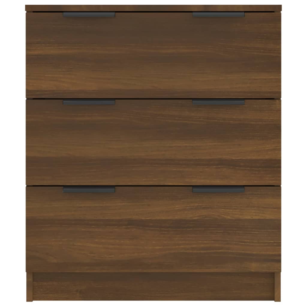 Skjenk brun eik 60x30x70 cm konstruert tre