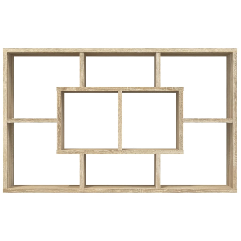 Vegghylle sonoma eik 85x16x52,5 cm konstruert tre