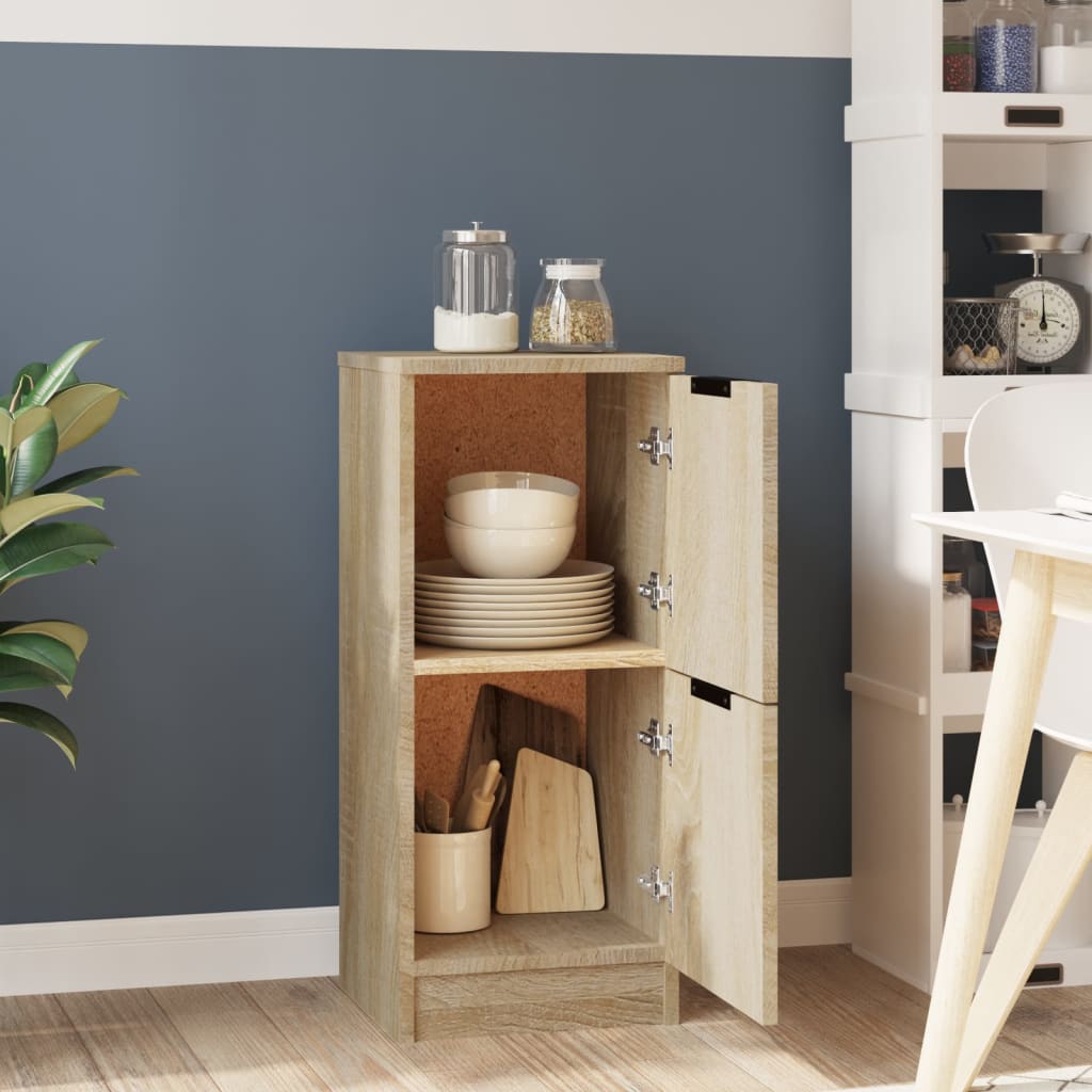 Skjenk sonoma eik 30x30x70 cm konstruert tre