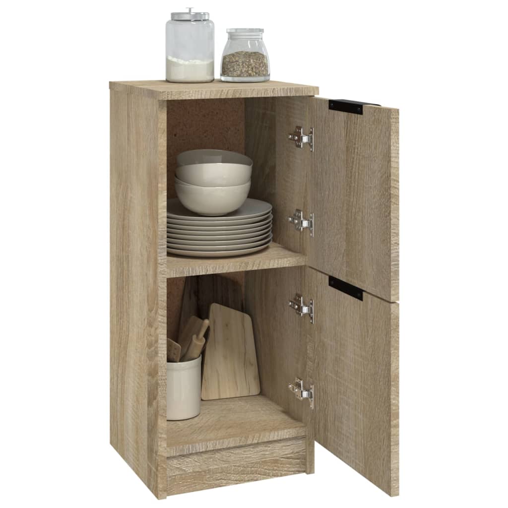 Skjenk sonoma eik 30x30x70 cm konstruert tre