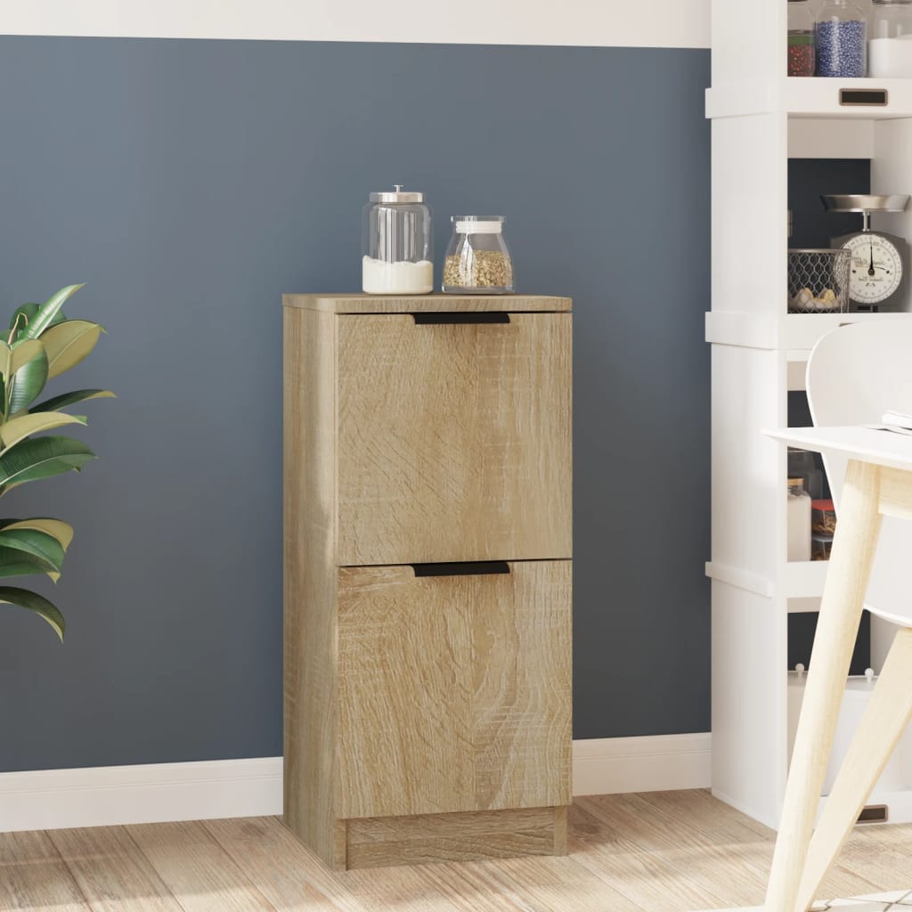 Skjenk sonoma eik 30x30x70 cm konstruert tre