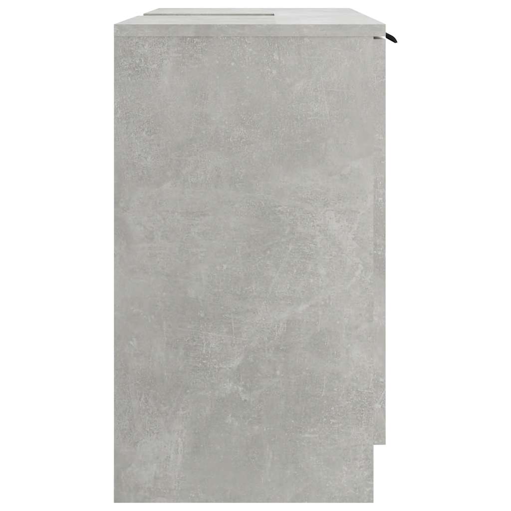 Baderomsskap betonggrå 64,5x33,5x59 cm konstruert tre