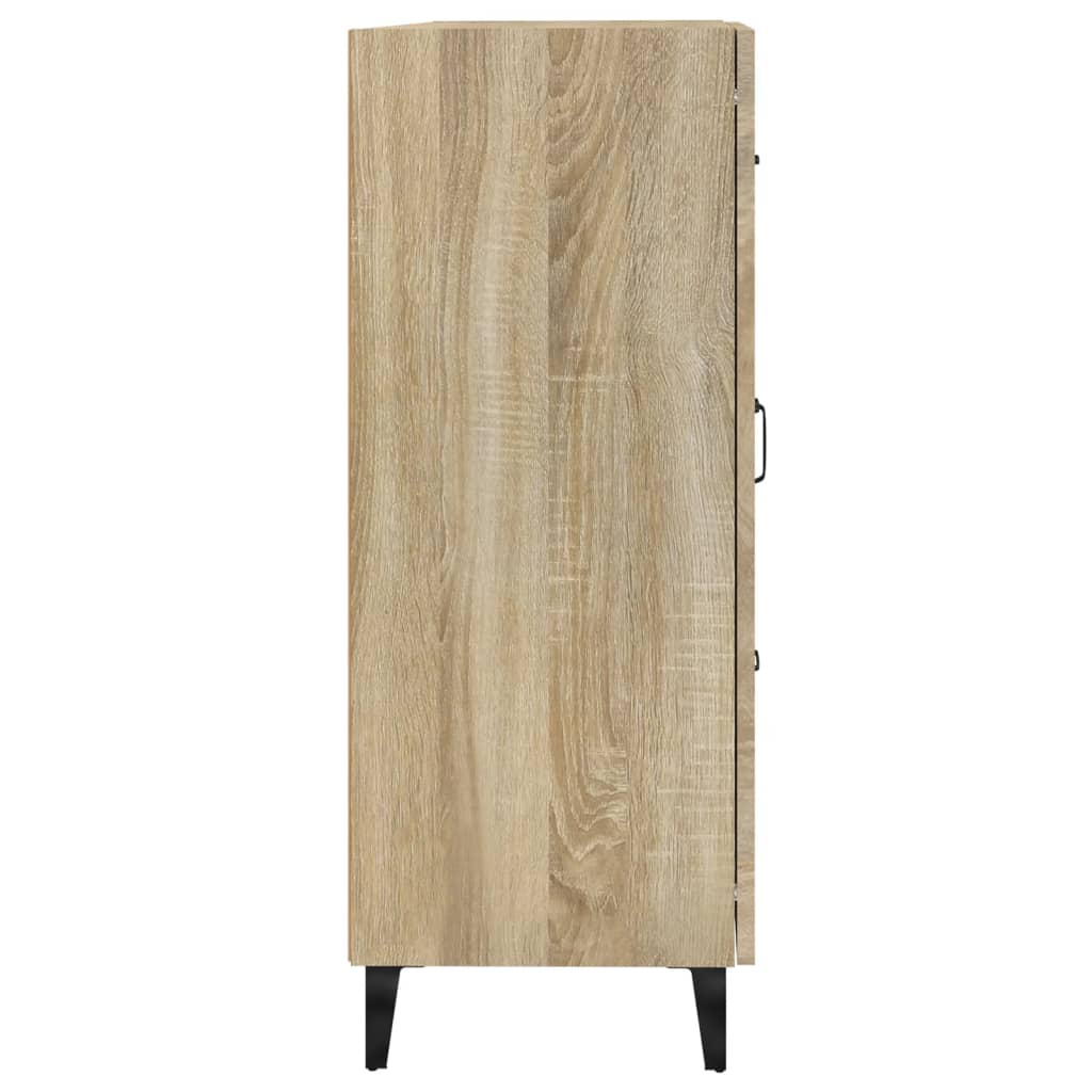 Skjenk sonoma eik 69,5x34x90 cm konstruert tre