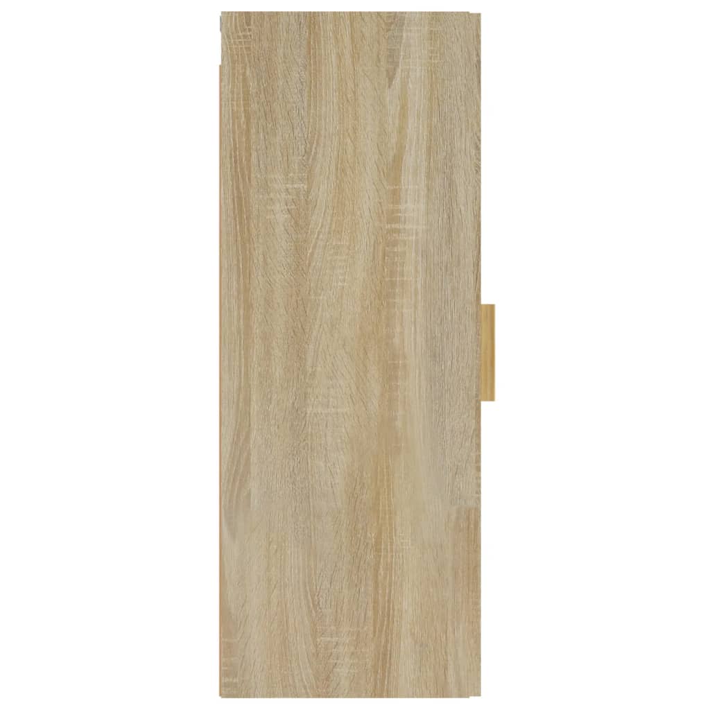 Veggskap sonoma eik 34,5x34x90 cm konstruert tre