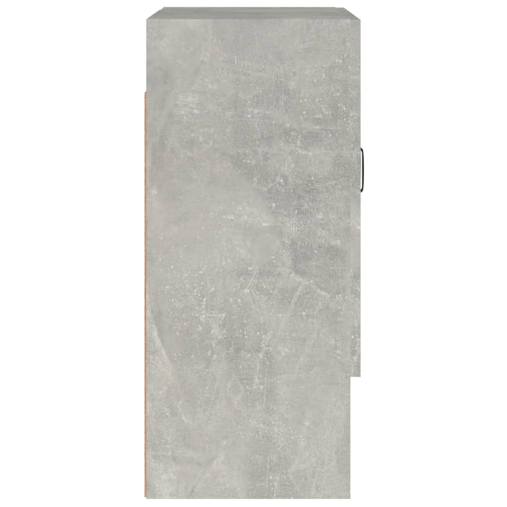 Veggskap betonggrå 60x31x70 cm konstruert tre