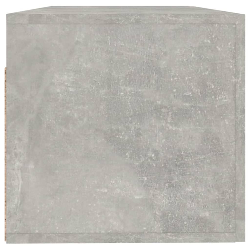 Veggskap betonggrå 100x36,5x35 cm konstruert tre