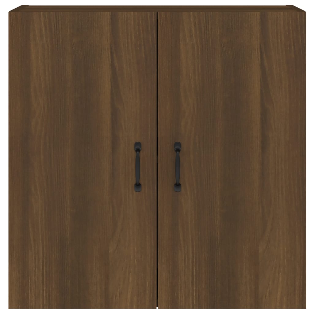 Veggskap brun eik 60x31x60 cm konstruert tre