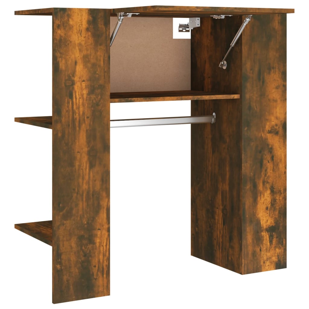 Gangskap røkt eik 97,5x37x99 cm konstruert tre
