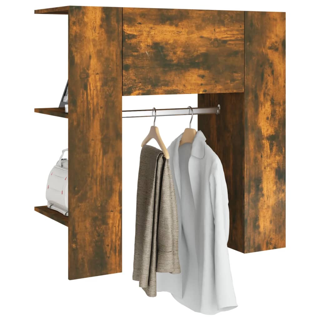 Gangskap røkt eik 97,5x37x99 cm konstruert tre