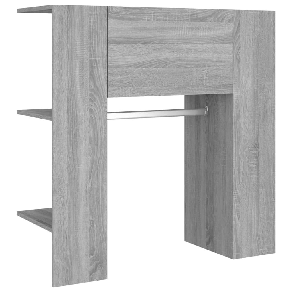Gangskap grå sonoma 97,5x37x99 cm konstruert tre