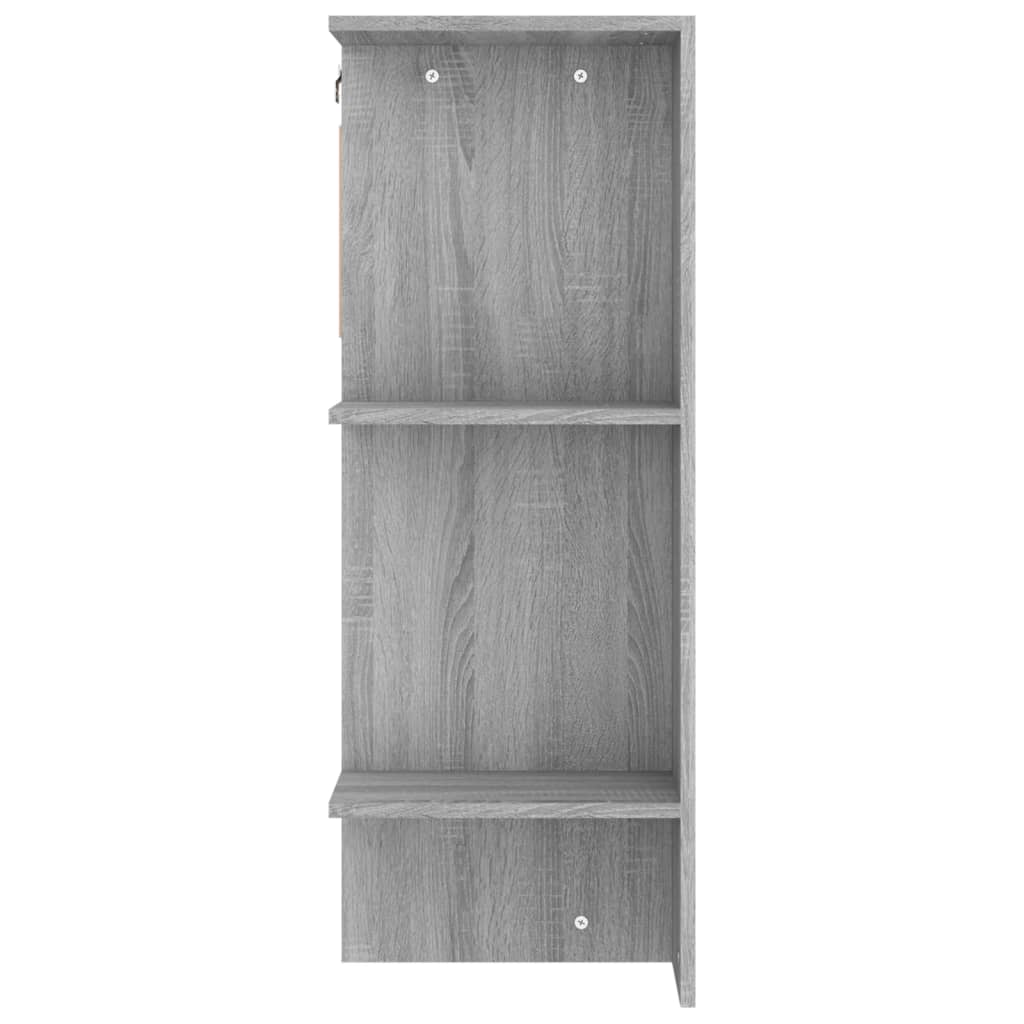 Gangskap grå sonoma 97,5x37x99 cm konstruert tre