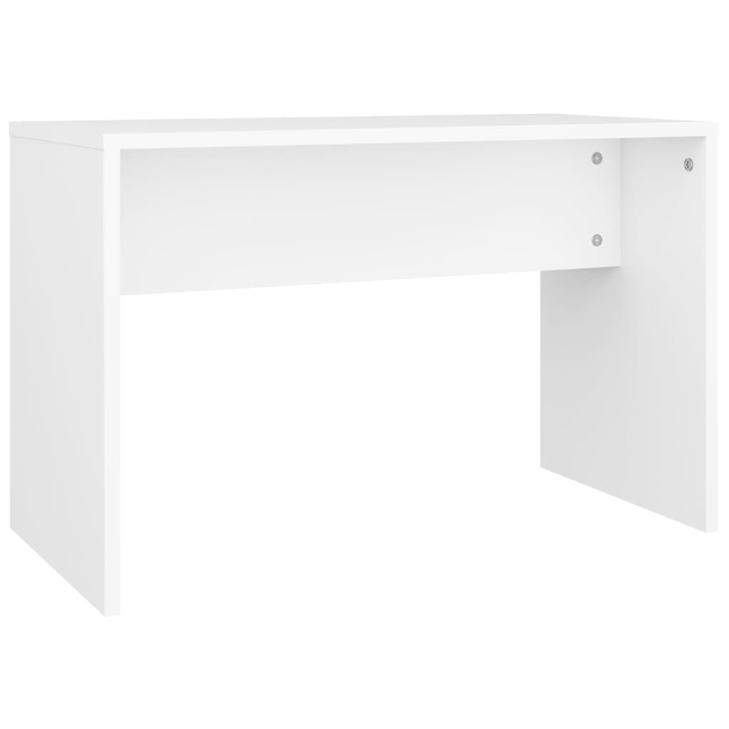 Sminkebordsett hvit 86,5x35x136 cm