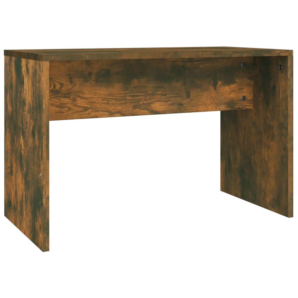 Sminkebordsett røkt eik 86,5x35x136 cm