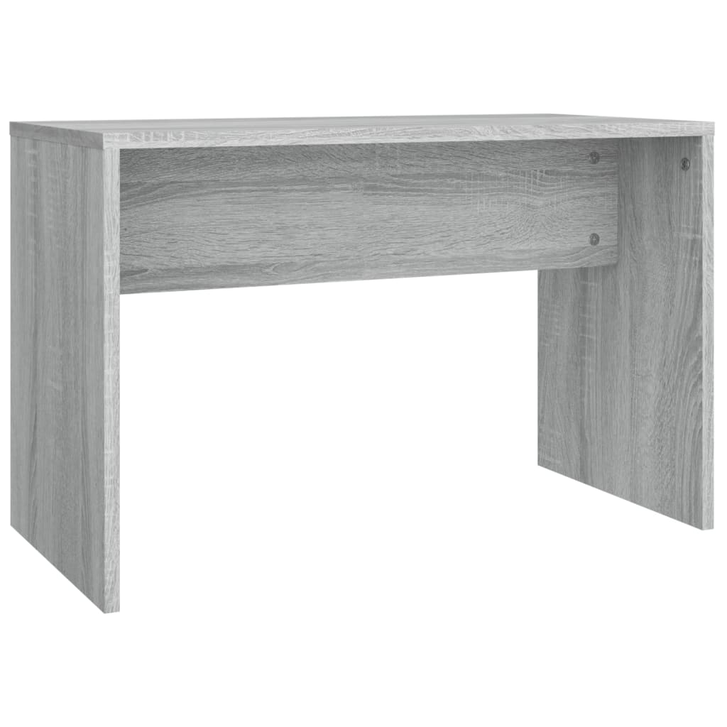 Sminkebordsett grå sonoma 86,5x35x136 cm