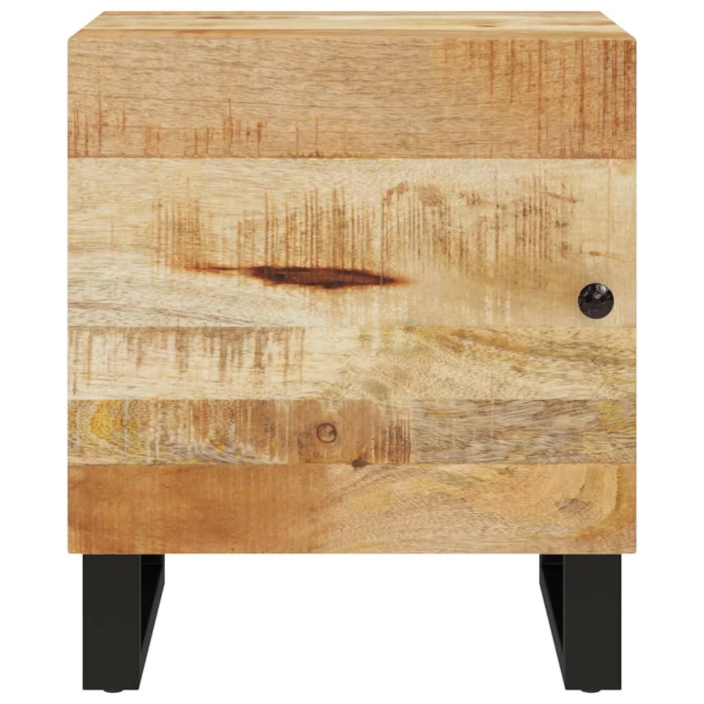 Nattbord 2 stk 40x33x46 cm heltre mango