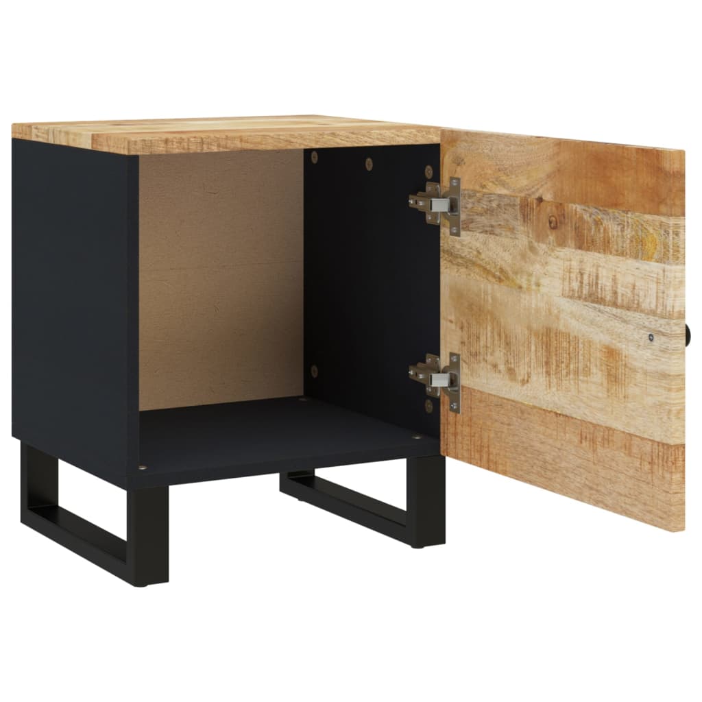 Nattbord 2 stk 40x33x46 cm heltre mango