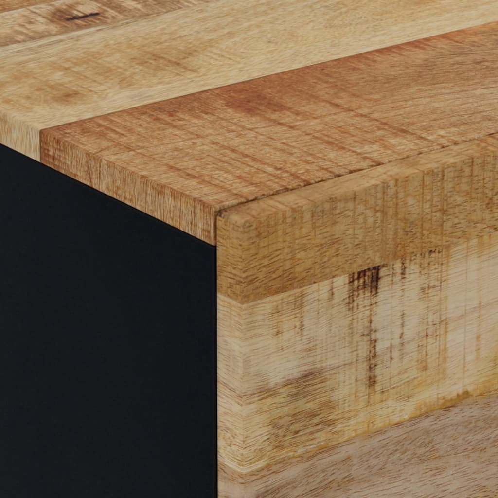 Nattbord 2 stk 40x33x46 cm heltre mango