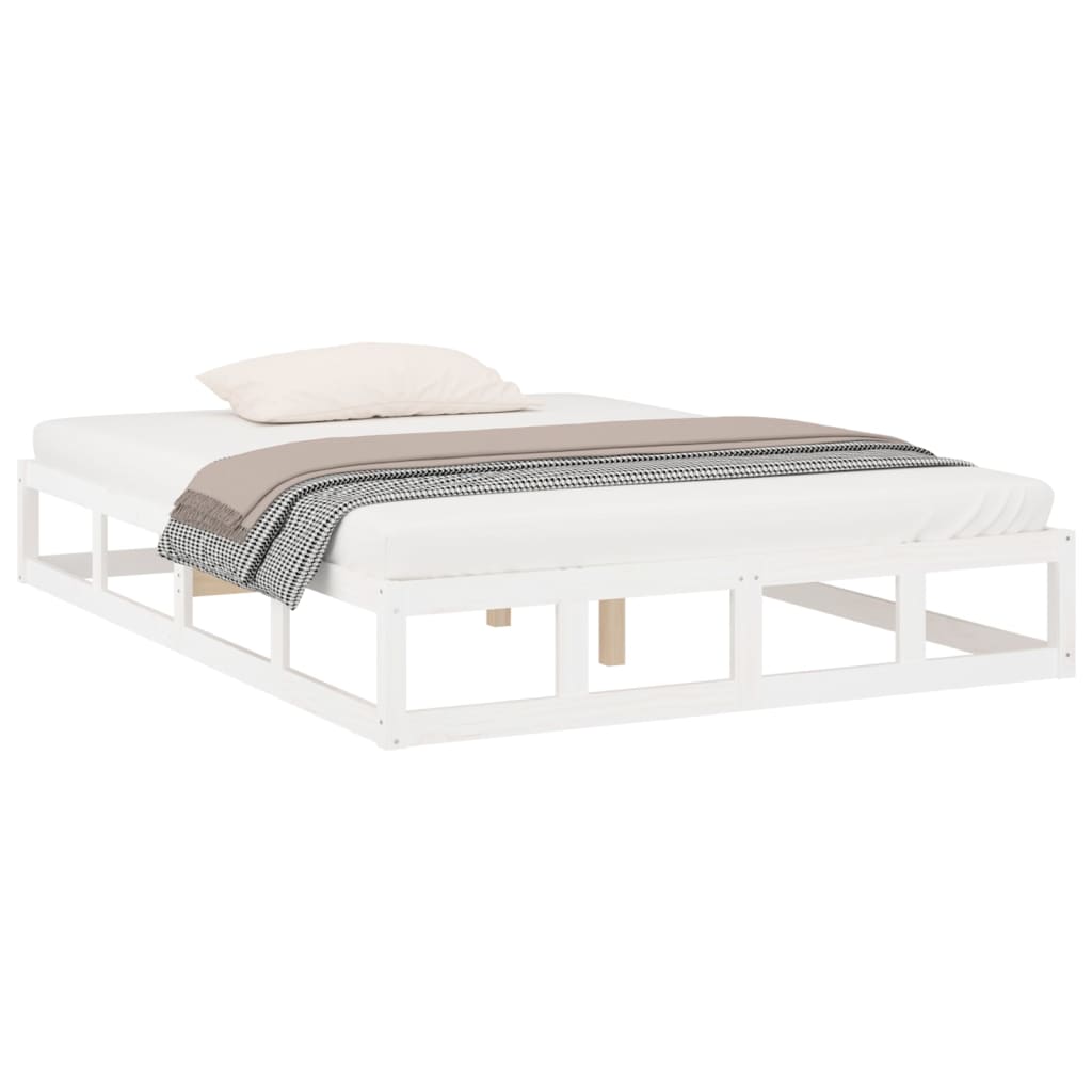 Sengeramme hvit 120x190 cm Small Double heltre