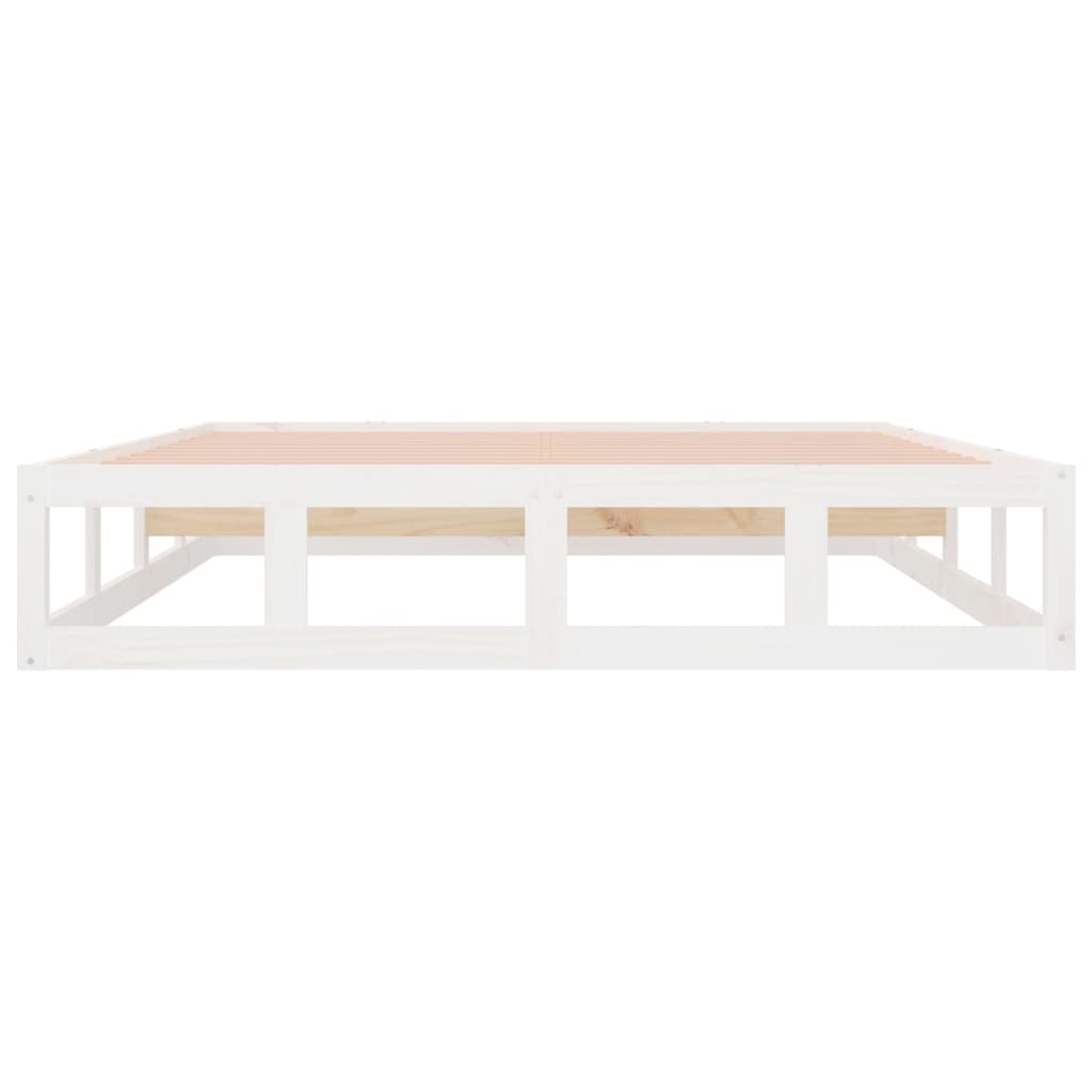Sengeramme hvit 120x190 cm Small Double heltre
