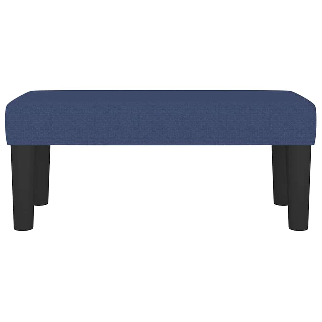 Benk Blå 70x30x30 cm Stoff