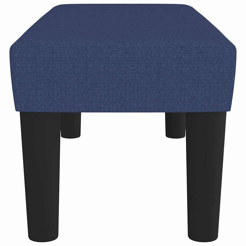 Benk Blå 70x30x30 cm Stoff