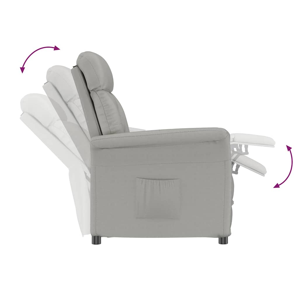 Recliner Lysegrå