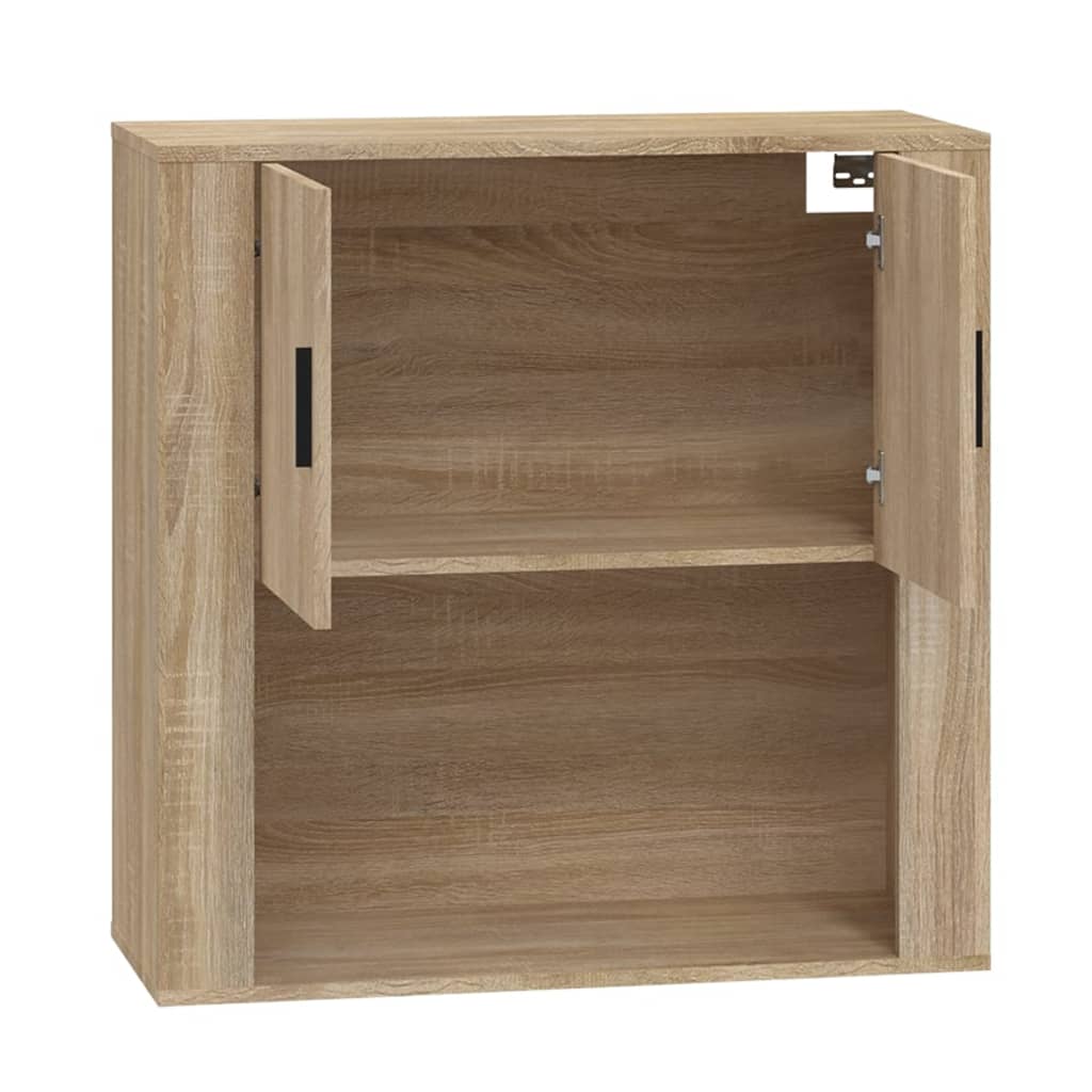 Veggskap sonoma eik 80x33x80 cm konstruert tre