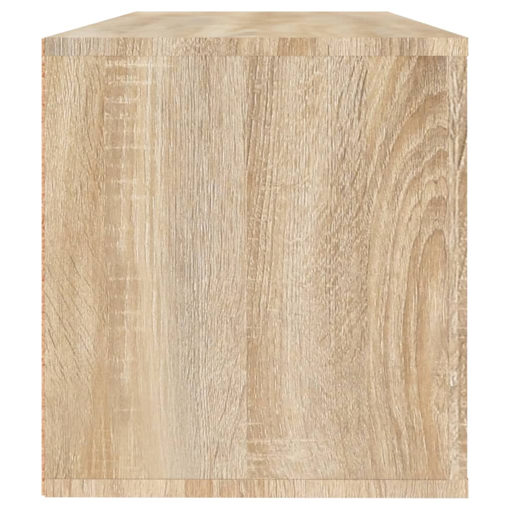 Veggmontert skoskap sonoma eik 100x35x38 cm konstruert tre