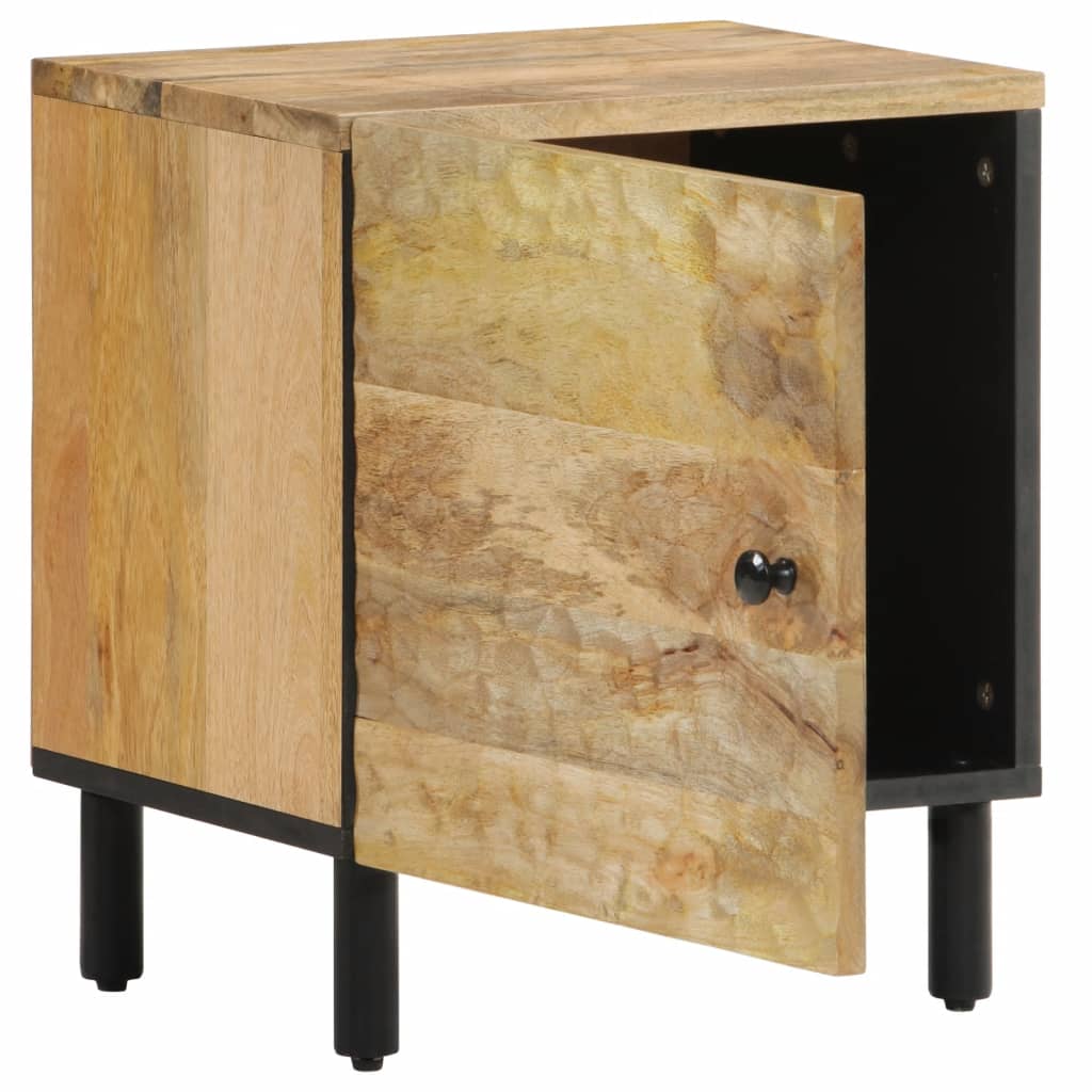 Nattbord 2 stk 40x33x46 cm heltre mango