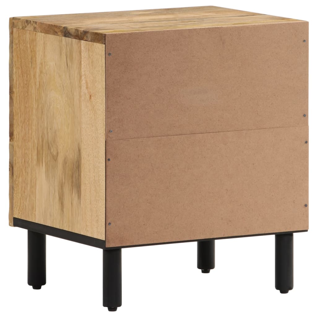 Nattbord 2 stk 40x33x46 cm heltre mango