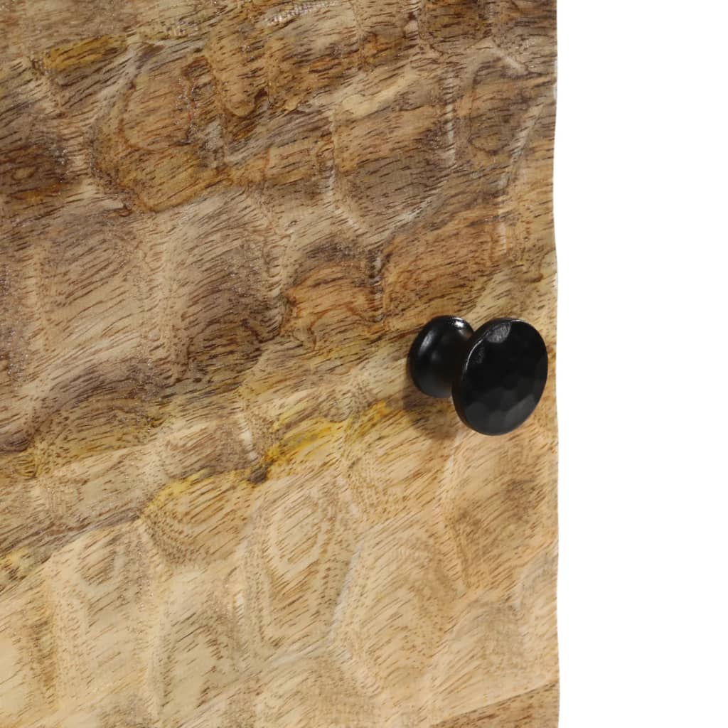 Nattbord 2 stk 40x33x46 cm heltre mango