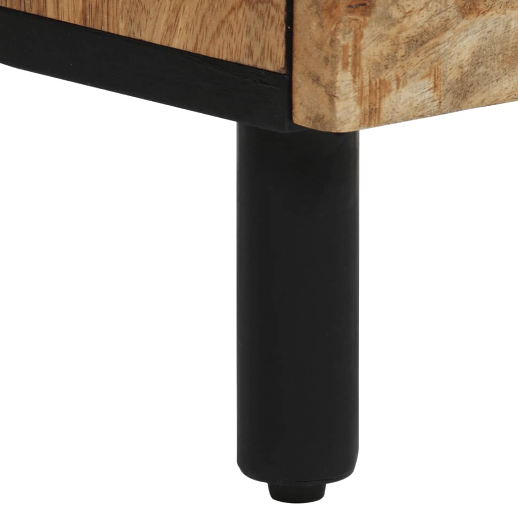Nattbord 2 stk 40x33x46 cm heltre mango