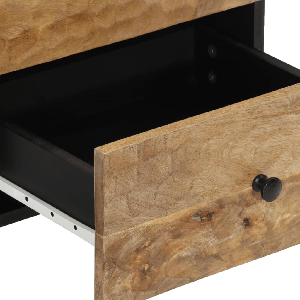 Nattbord 2 stk 40x33x46 cm heltre mango