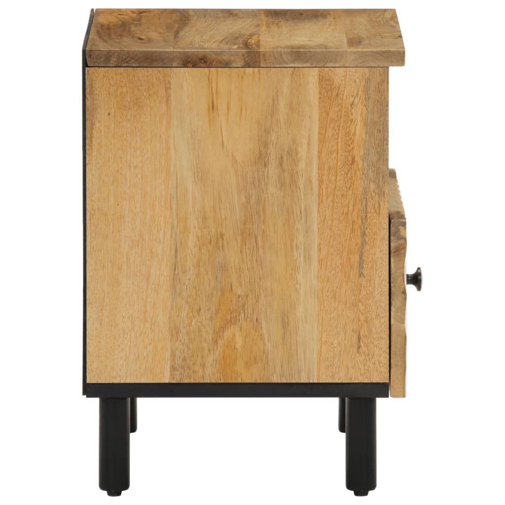 Nattbord 2 stk 40x33x46 cm heltre mango