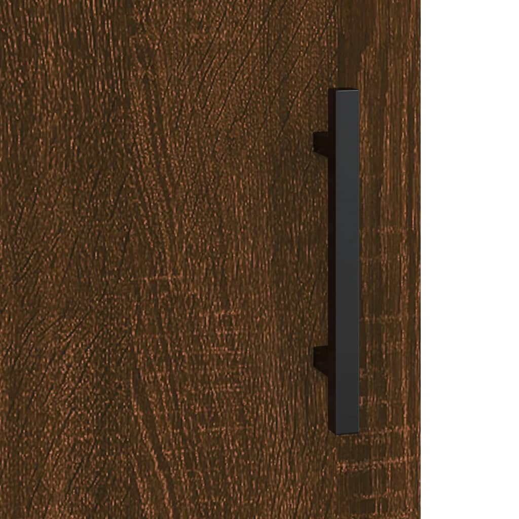 Skjenk brun eik 100x36x60 cm konstruert tre