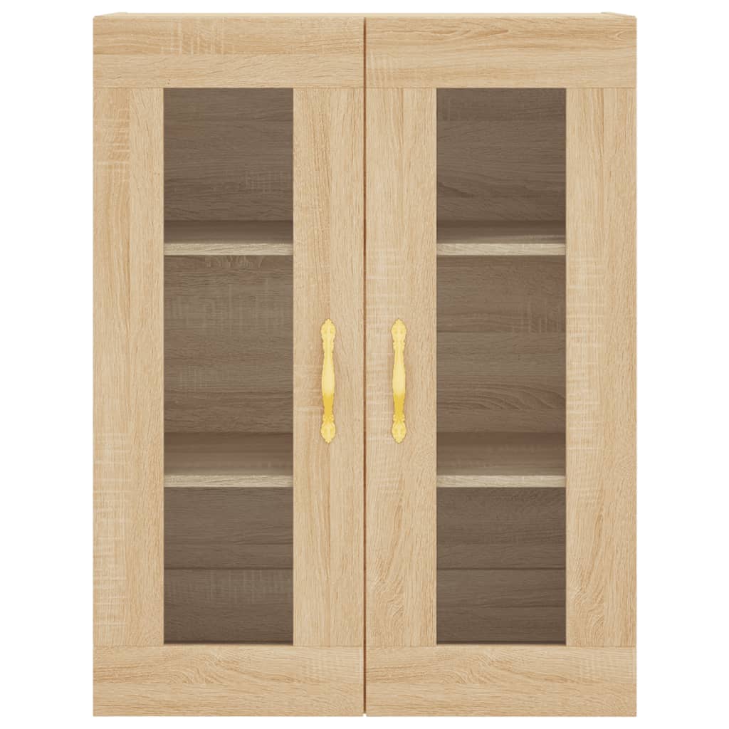 Veggskap sonoma eik 69,5x34x90 cm