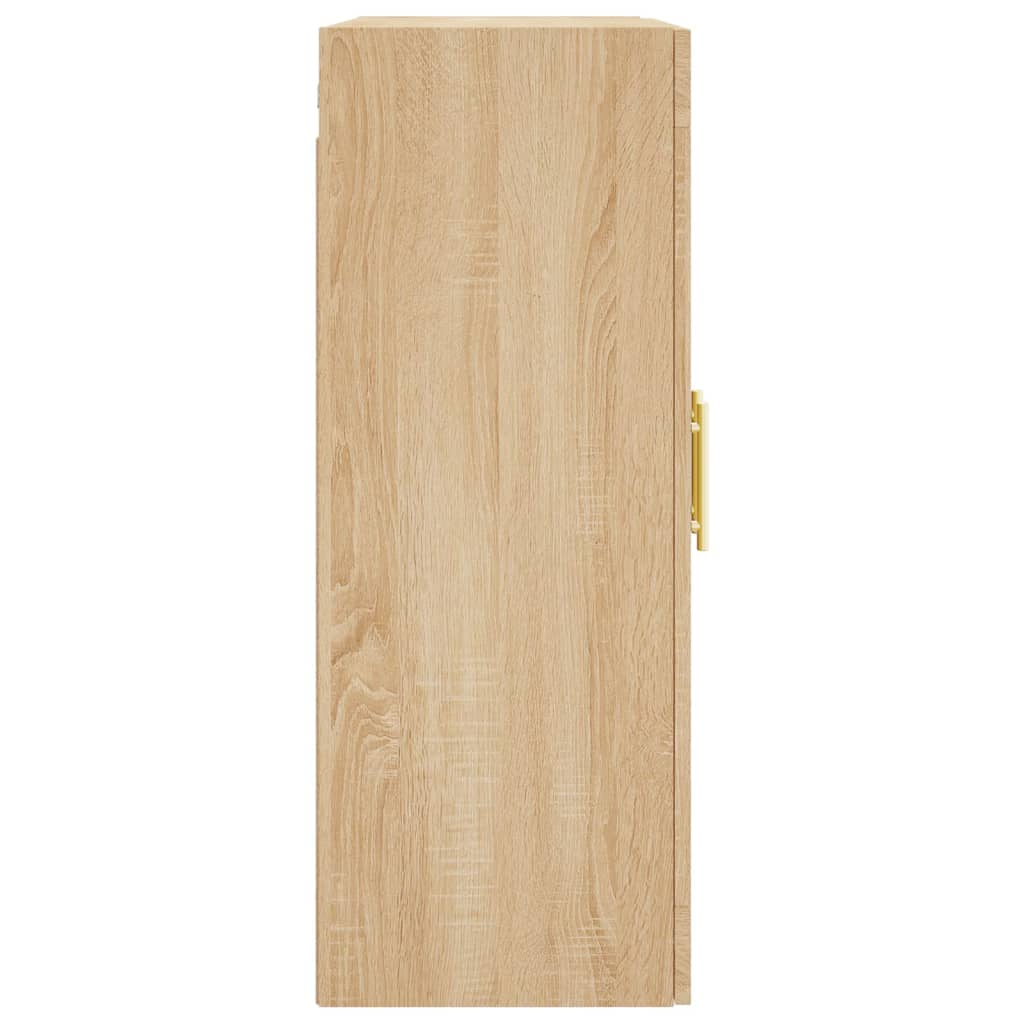 Veggskap sonoma eik 69,5x34x90 cm