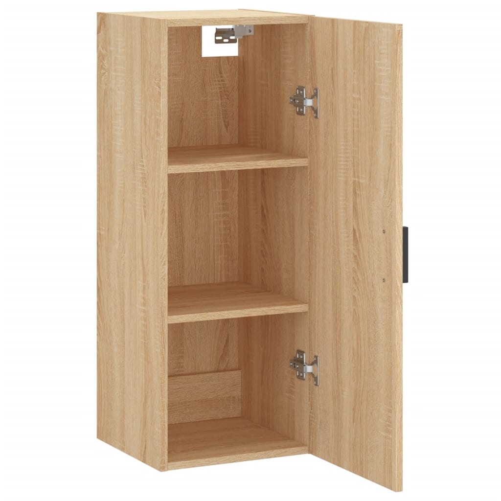 Veggskap sonoma eik 34,5x34x90 cm