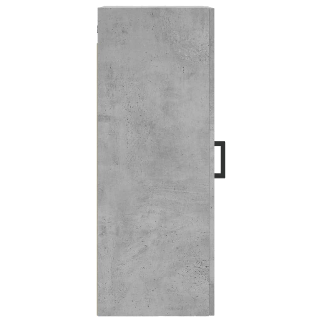 Veggskap betonggrå 69,5x34x90 cm