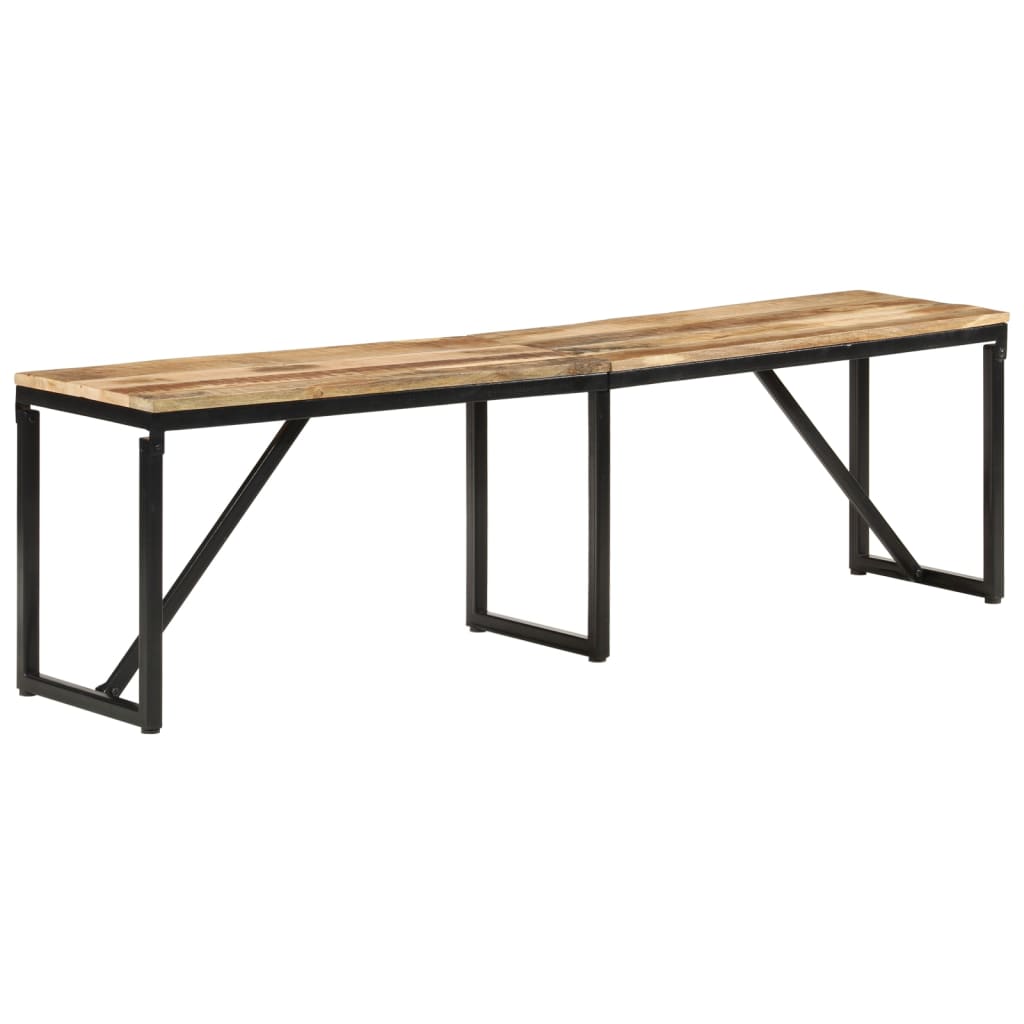 Benk 160x35x46 cm heltre mango