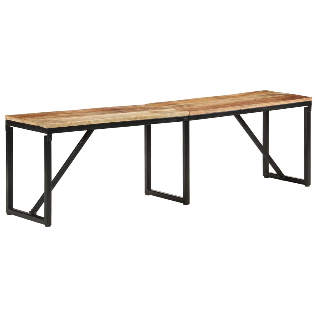 Benk 160x35x46 cm heltre mango