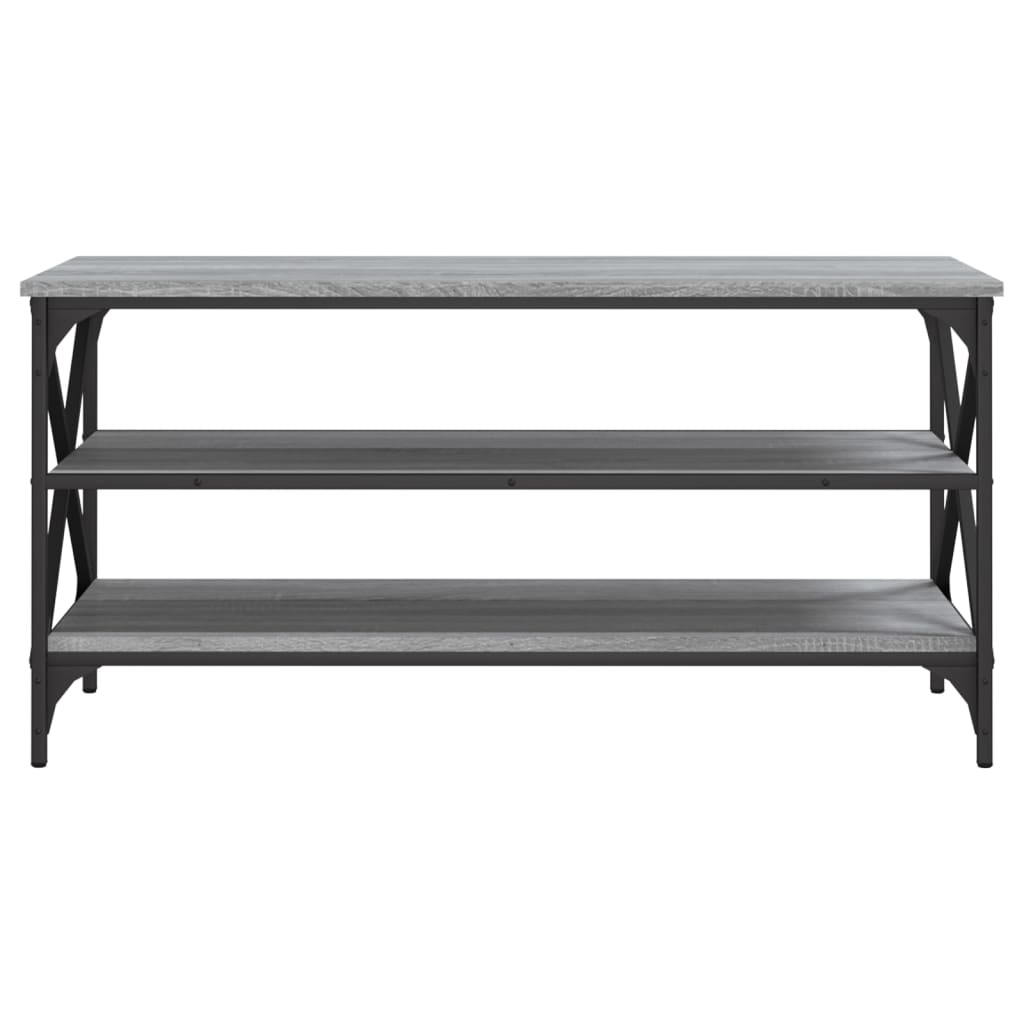 TV-benk grå sonoma 100x40x50 cm konstruert tre