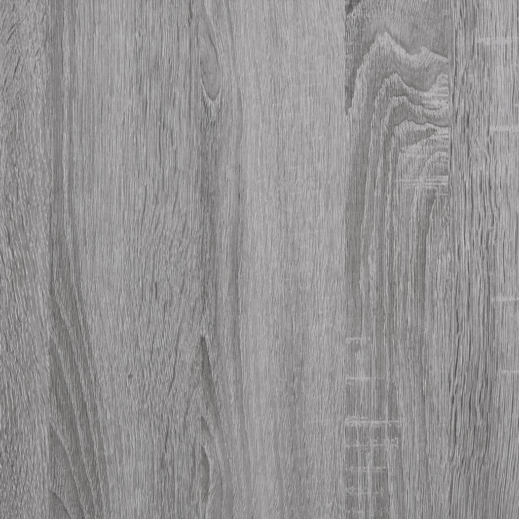 TV-benk grå sonoma 100x40x50 cm konstruert tre