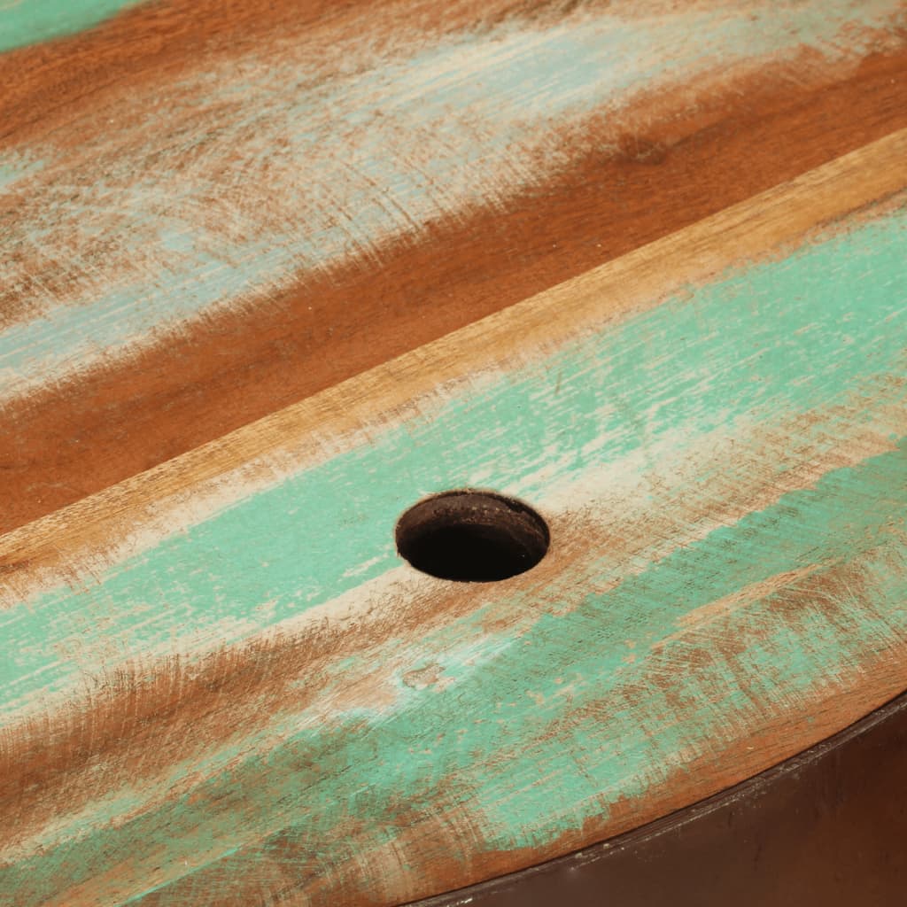 Bolleformede salongbord 2 stk gjenvunnet heltre