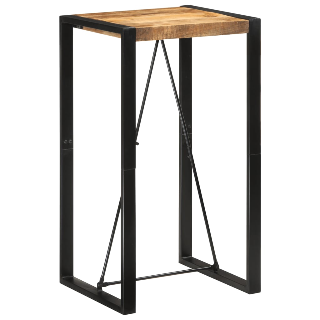 Barbord 60x55x110 cm grovt heltre mangotre